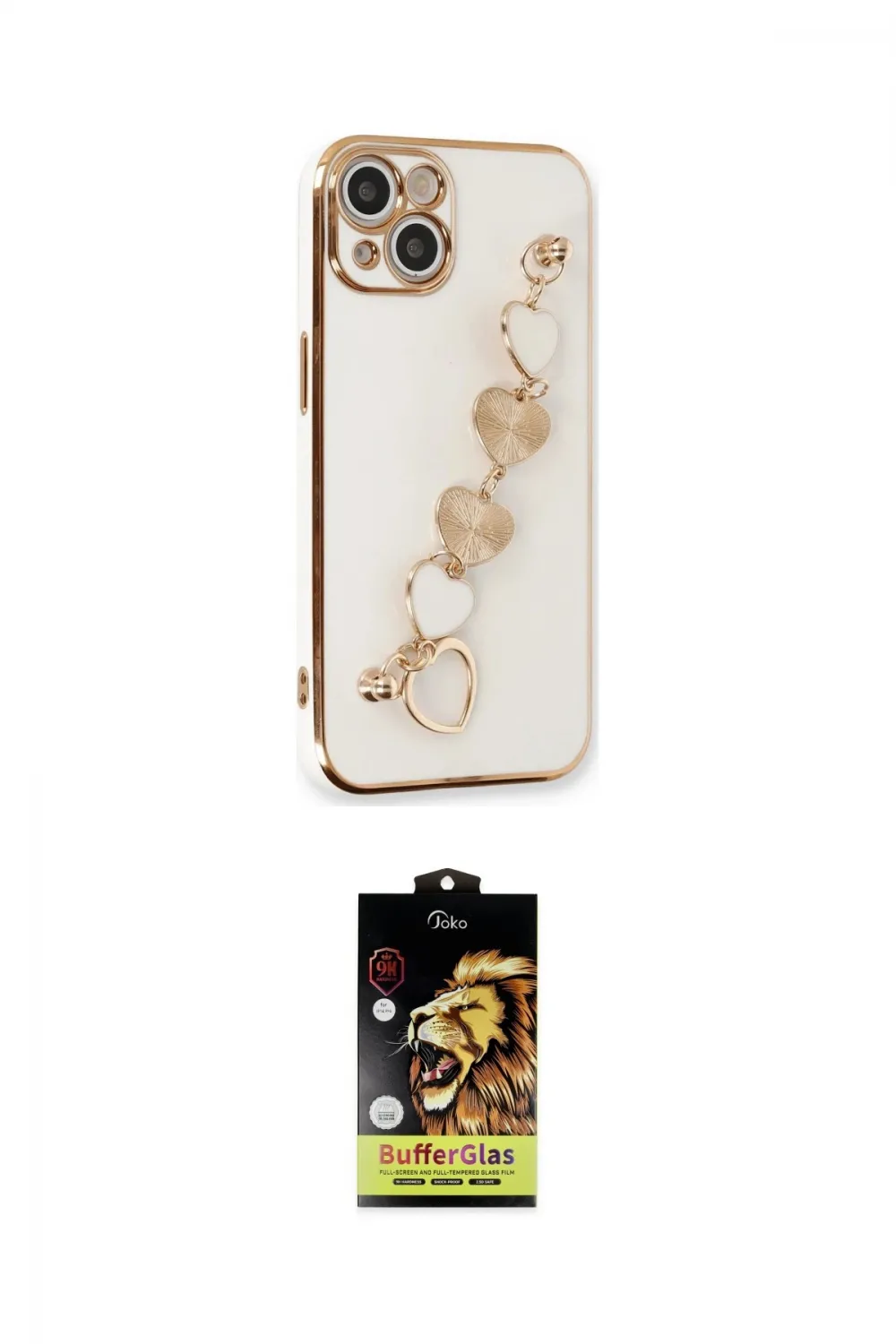 ieg™ iPhone 14 Kılıf Nova Işık Prime - Siyah Buffer Cam Ekran Koruyucu