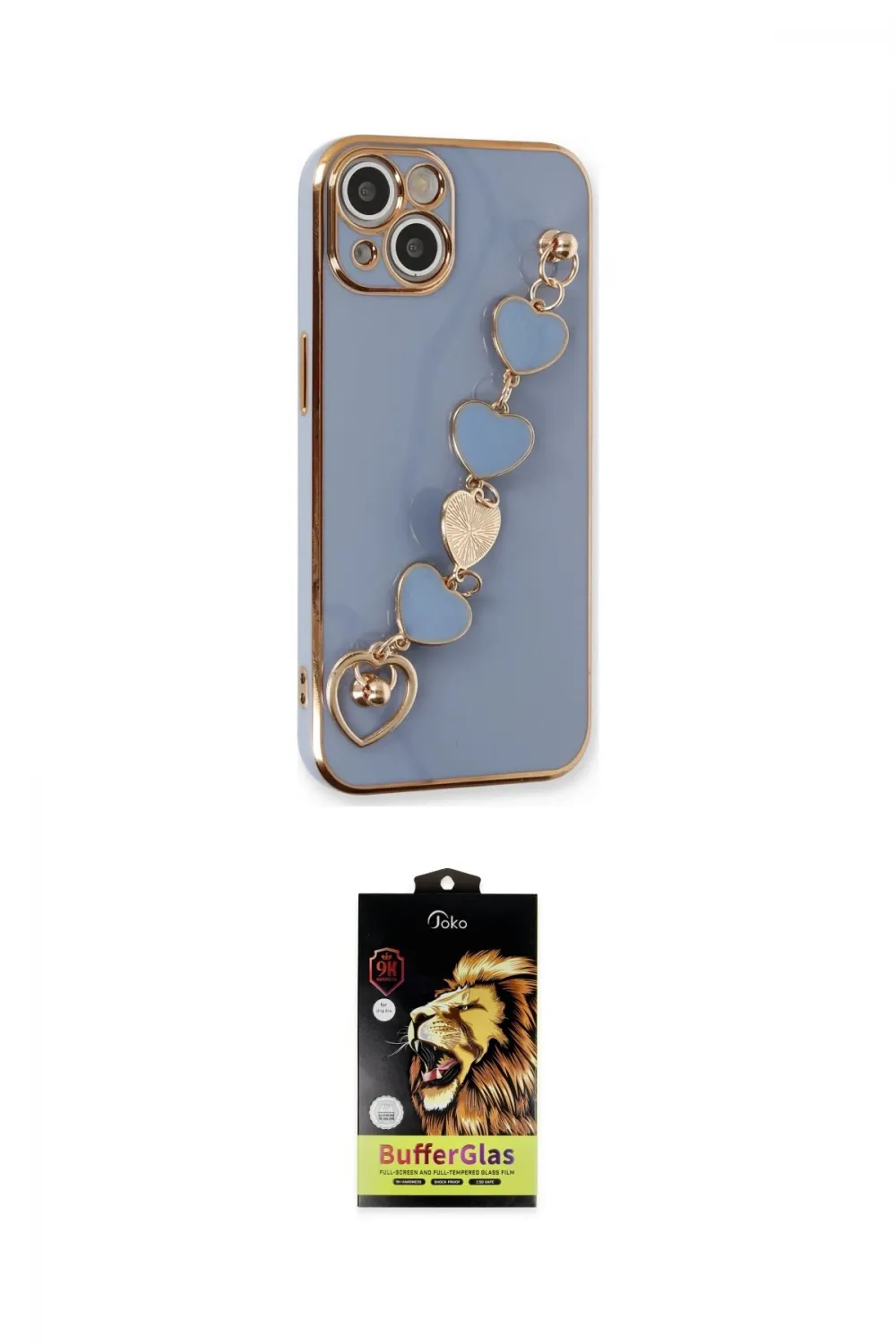 ieg™ iPhone 14 Kılıf Nova Işık Prime - Siyah Buffer Cam Ekran Koruyucu