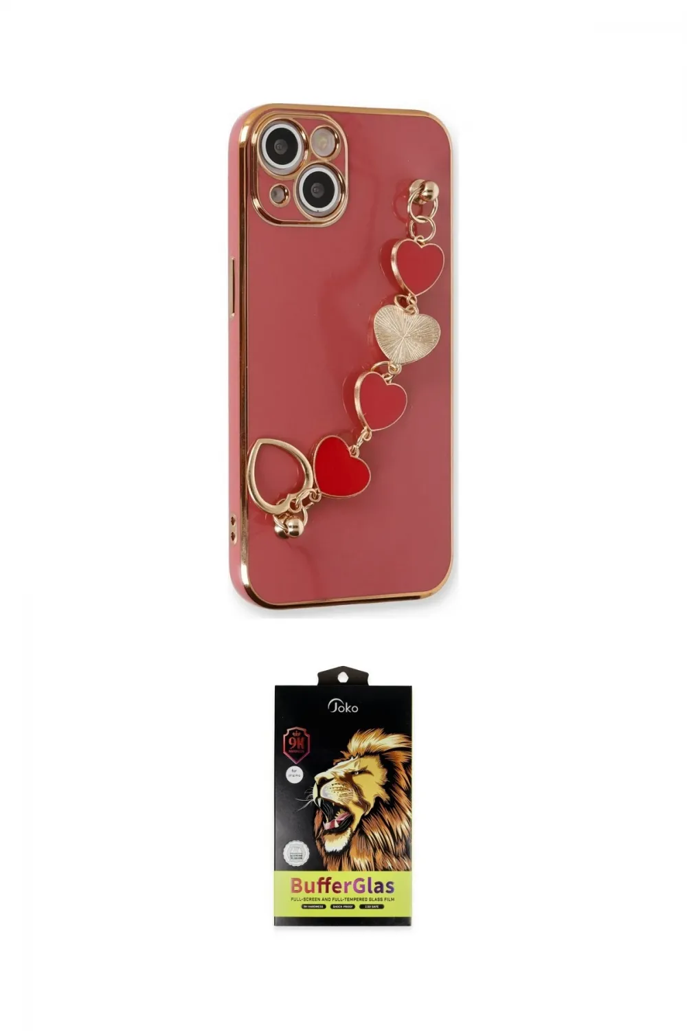 ieg™ iPhone 14 Kılıf Nova Işık Prime - Siyah Buffer Cam Ekran Koruyucu