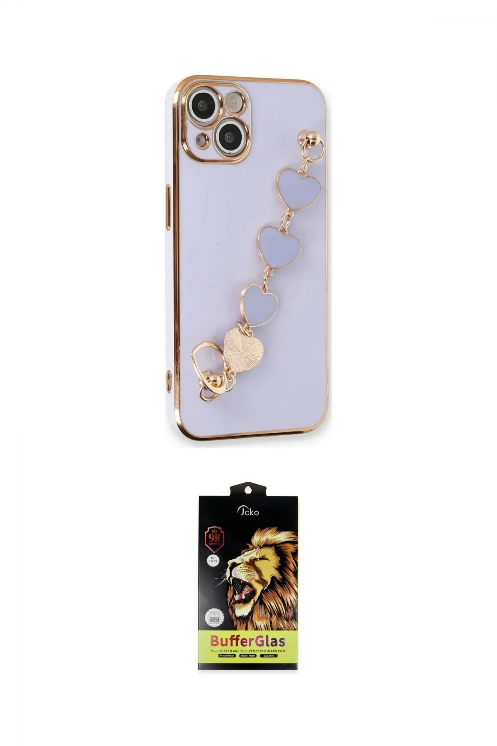 ieg™ iPhone 14 Kılıf Nova Işık Prime - Siyah Buffer Cam Ekran Koruyucu