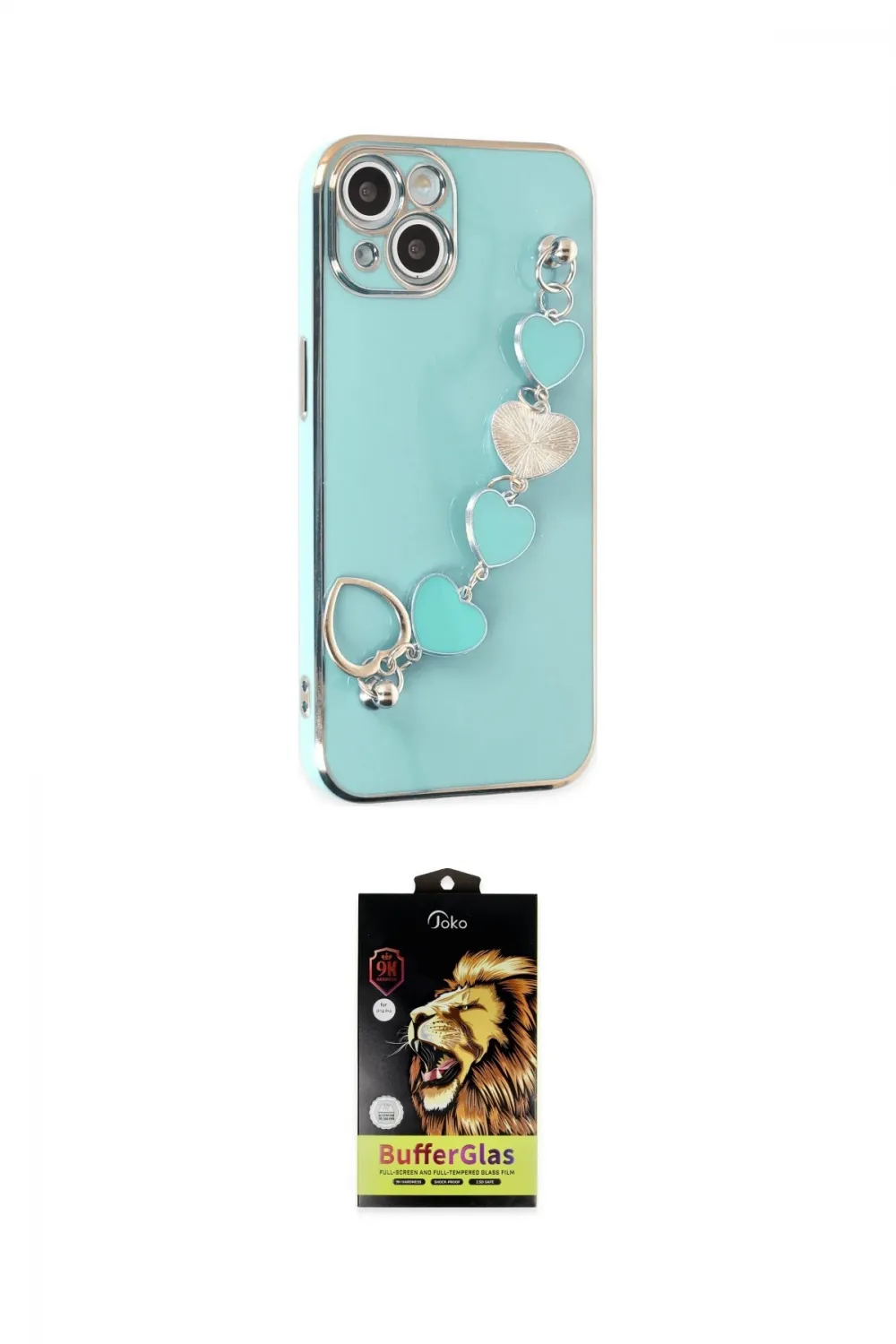 ieg™ iPhone 14 Kılıf Nova Işık Prime - Siyah Buffer Cam Ekran Koruyucu