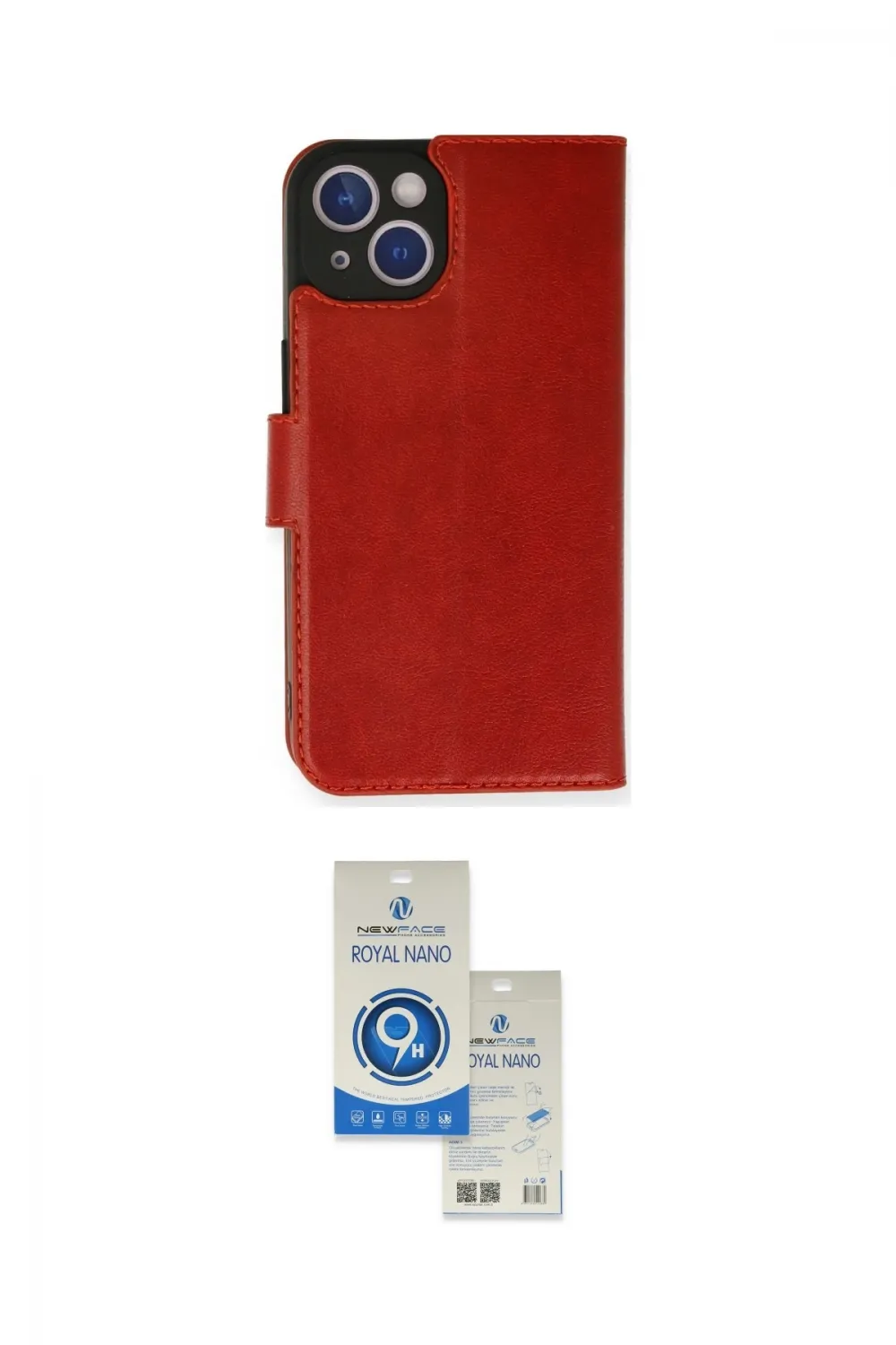 ieg™ iPhone 14 Kılıf Siluet Işık Serisi - Şeffaf Royal Nano Ekran Koruyucu