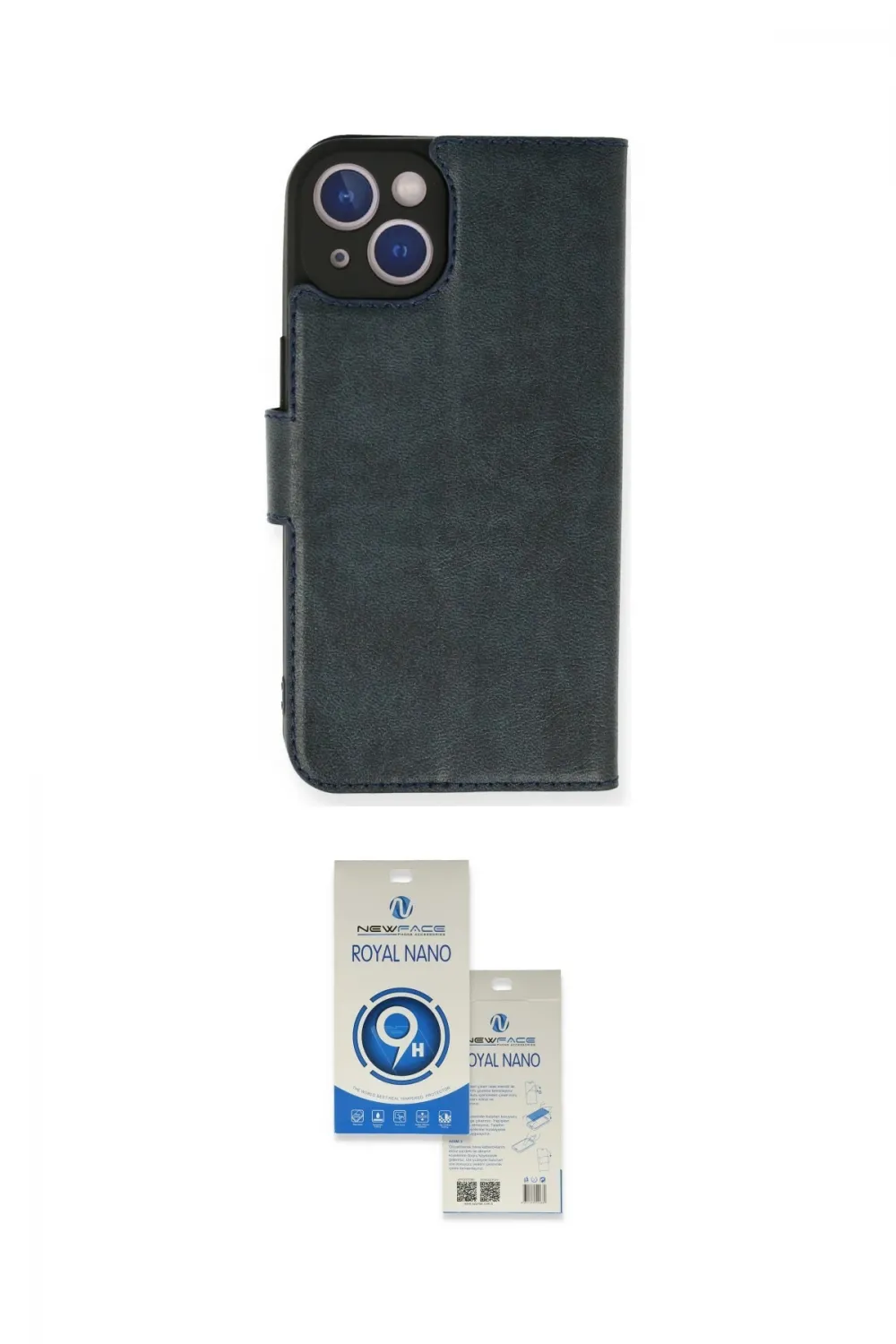 ieg™ iPhone 14 Kılıf Siluet Işık Serisi - Şeffaf Royal Nano Ekran Koruyucu