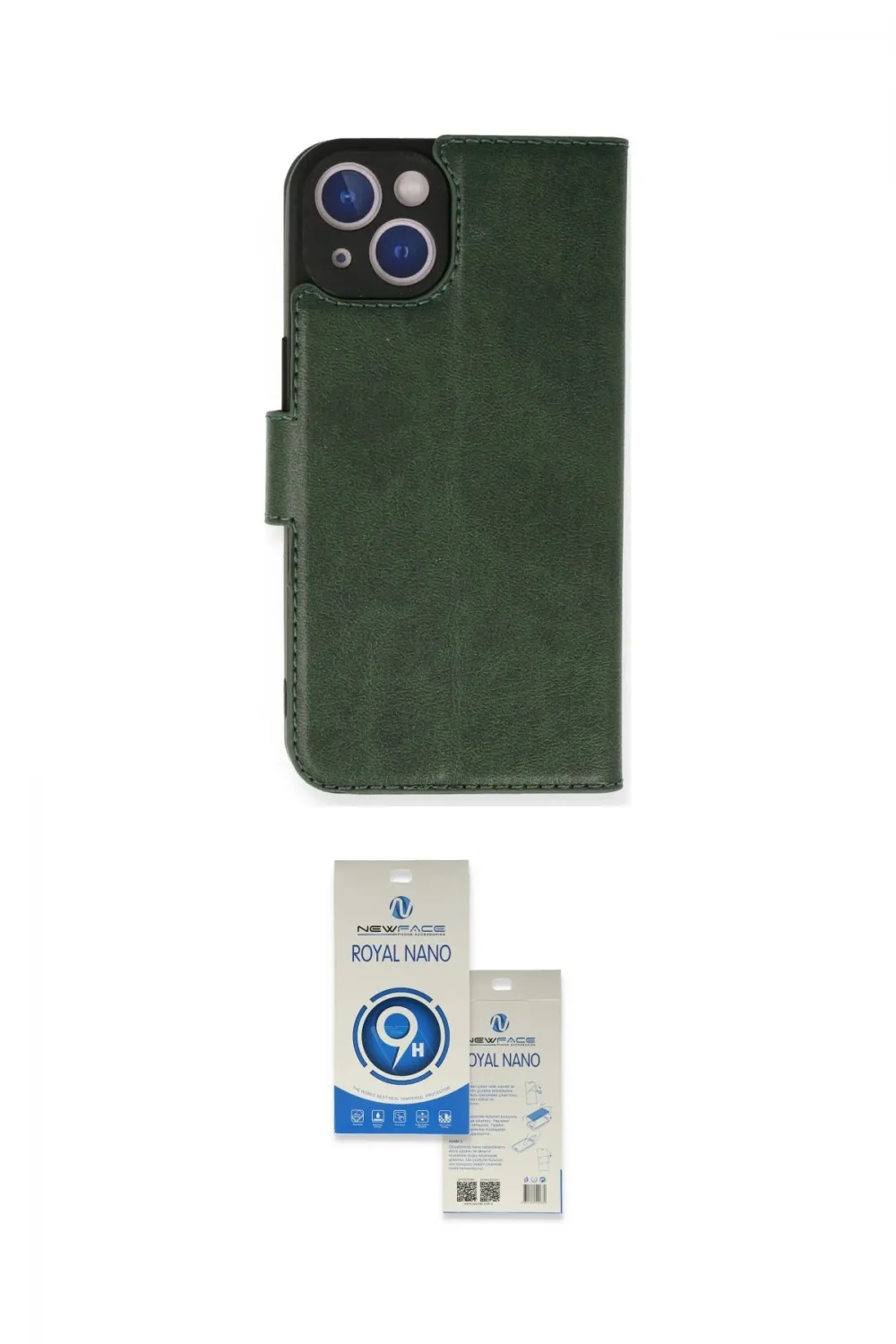 ieg™ iPhone 14 Kılıf Siluet Işık Serisi - Şeffaf Royal Nano Ekran Koruyucu