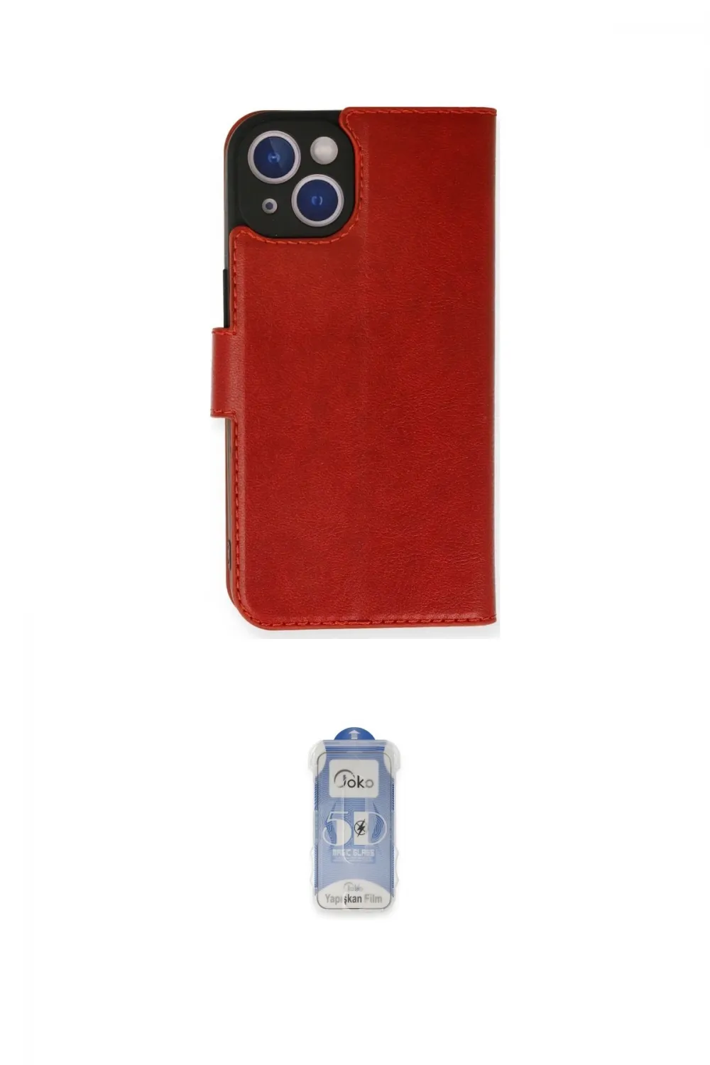 ieg™ iPhone 14 Kılıf Siluet Işık Serisi - Siyah Joko Magic 5D Cam