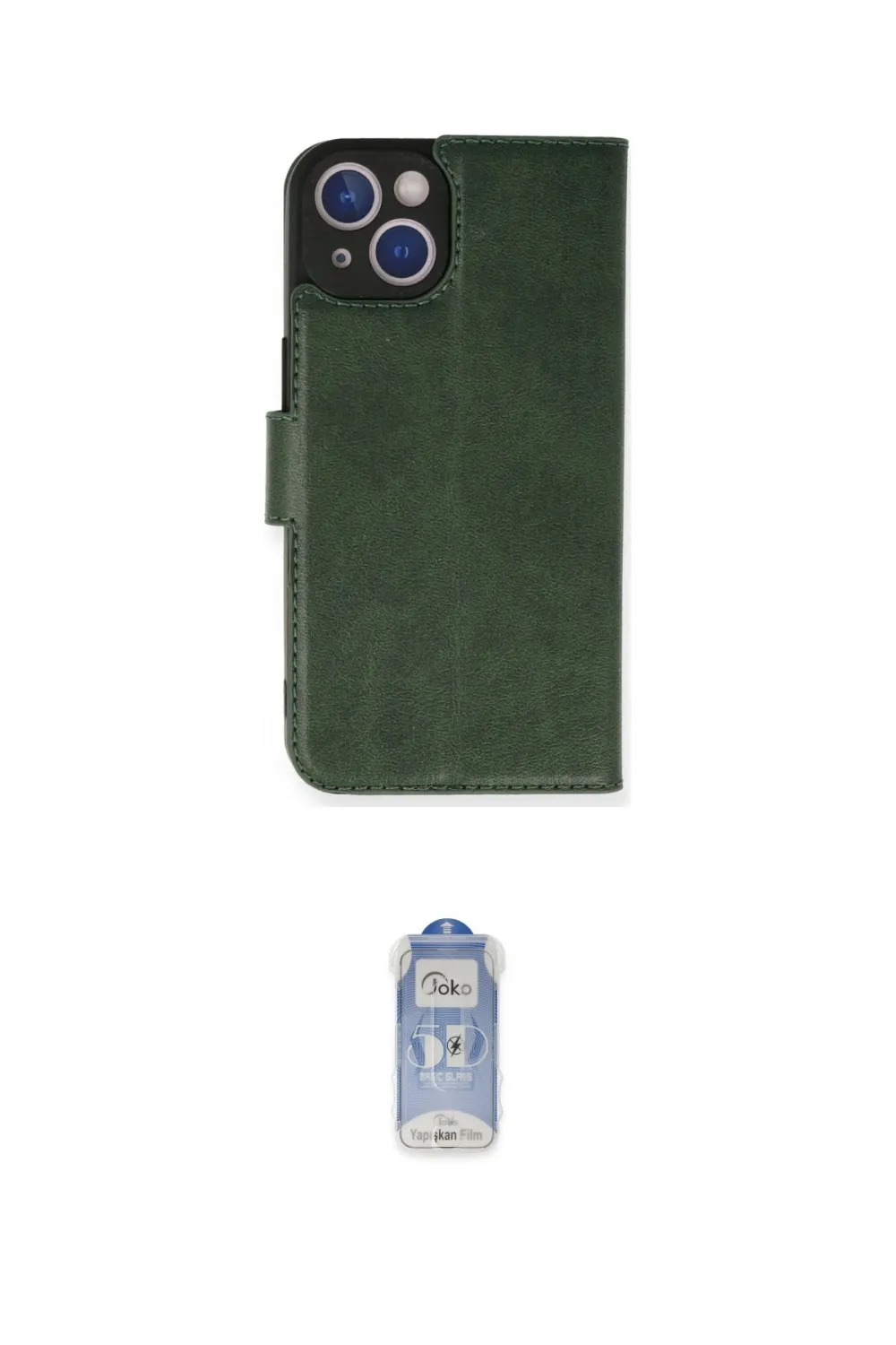 ieg™ iPhone 14 Kılıf Siluet Işık Serisi - Siyah Joko Magic 5D Cam