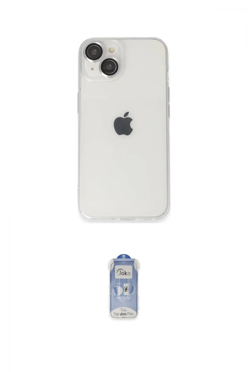 ieg™ iPhone 14 Kılıf Ufuk Minimal Özel Seri - Siyah Joko Magic 5D Cam