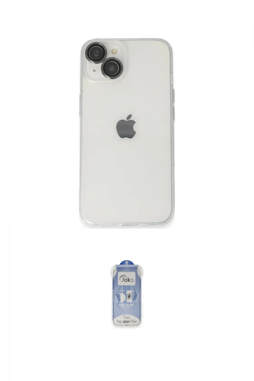 ieg™ iPhone 14 Kılıf Ufuk Minimal Özel Seri - Siyah Joko Magic 5D Cam