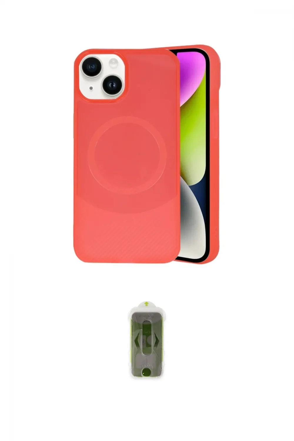 ieg™ iPhone 14 Kılıf Ufuk Serisi - Siyah Joko Magic 5D Hayalet Cam