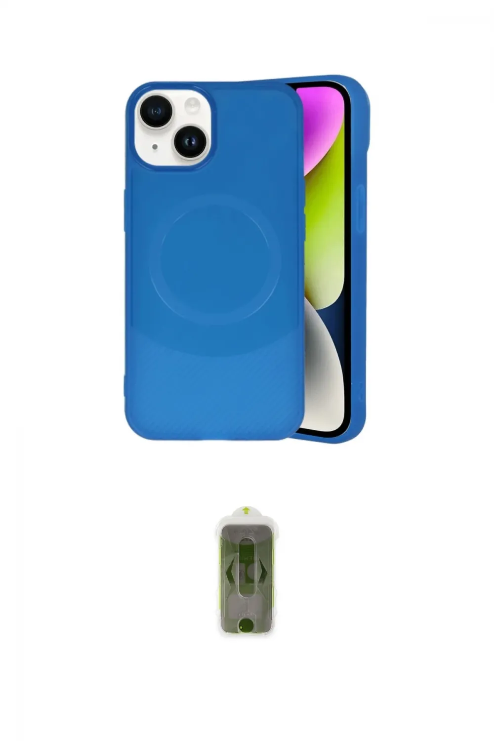 ieg™ iPhone 14 Kılıf Ufuk Serisi - Siyah Joko Magic 5D Hayalet Cam