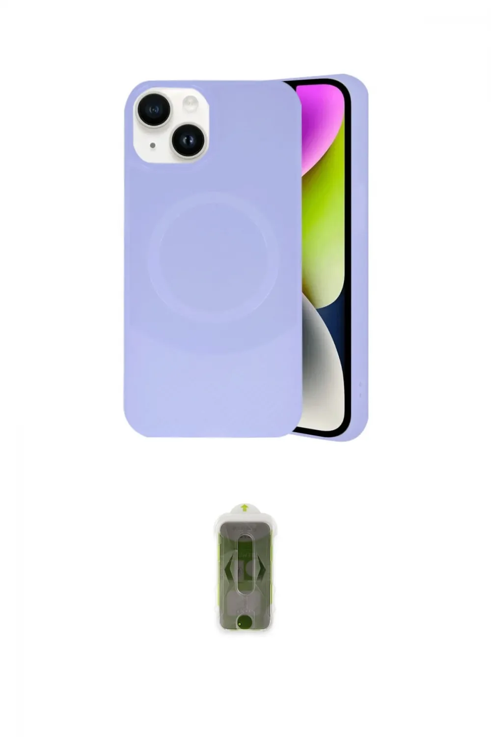 ieg™ iPhone 14 Kılıf Ufuk Serisi - Siyah Joko Magic 5D Hayalet Cam