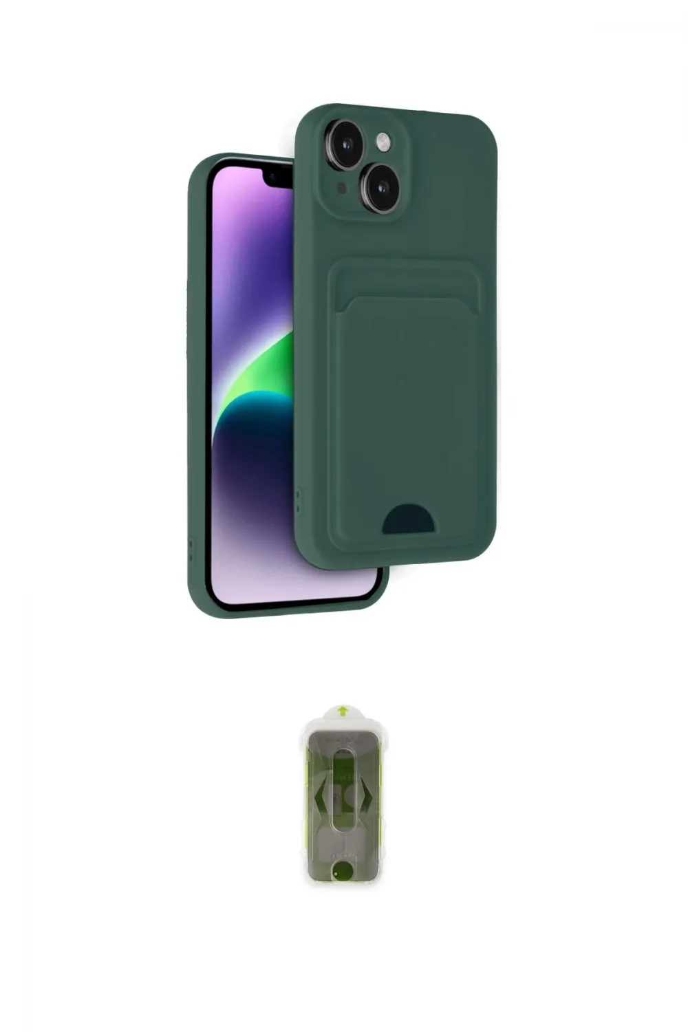 ieg™ iPhone 14 Kılıf Vadi Çizgi Prime - Siyah Joko Magic 5D Hayalet Cam