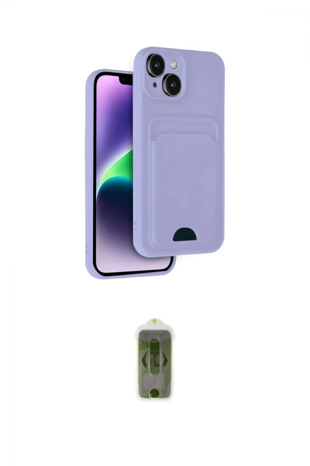 ieg™ iPhone 14 Kılıf Vadi Çizgi Prime - Siyah Joko Magic 5D Hayalet Cam