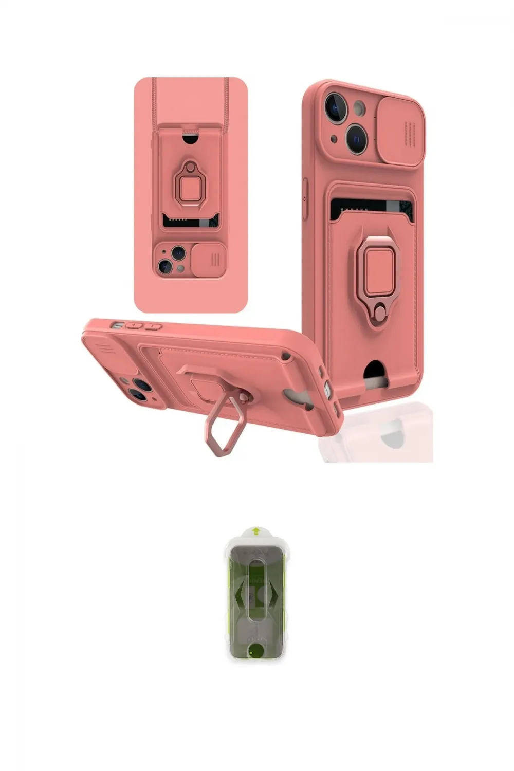 ieg™ iPhone 14 Kılıf Vadi Form Prime - Siyah Joko Magic 5D Hayalet Cam