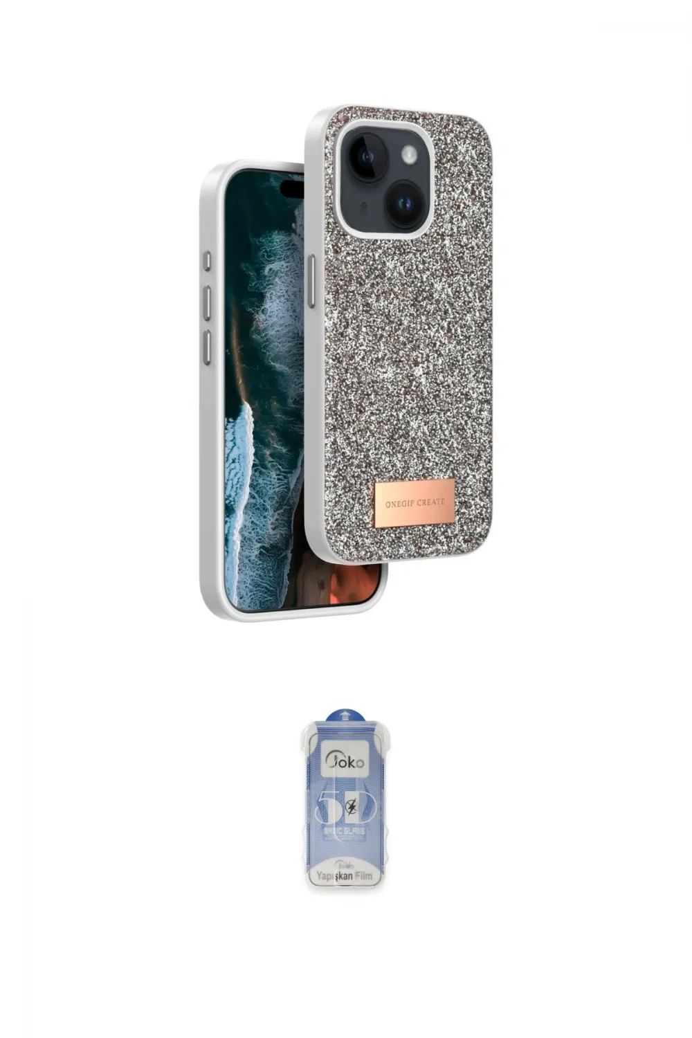 ieg™ iPhone 14 Kılıf Vadi Klasik Serisi - Siyah Joko Magic 5D Cam