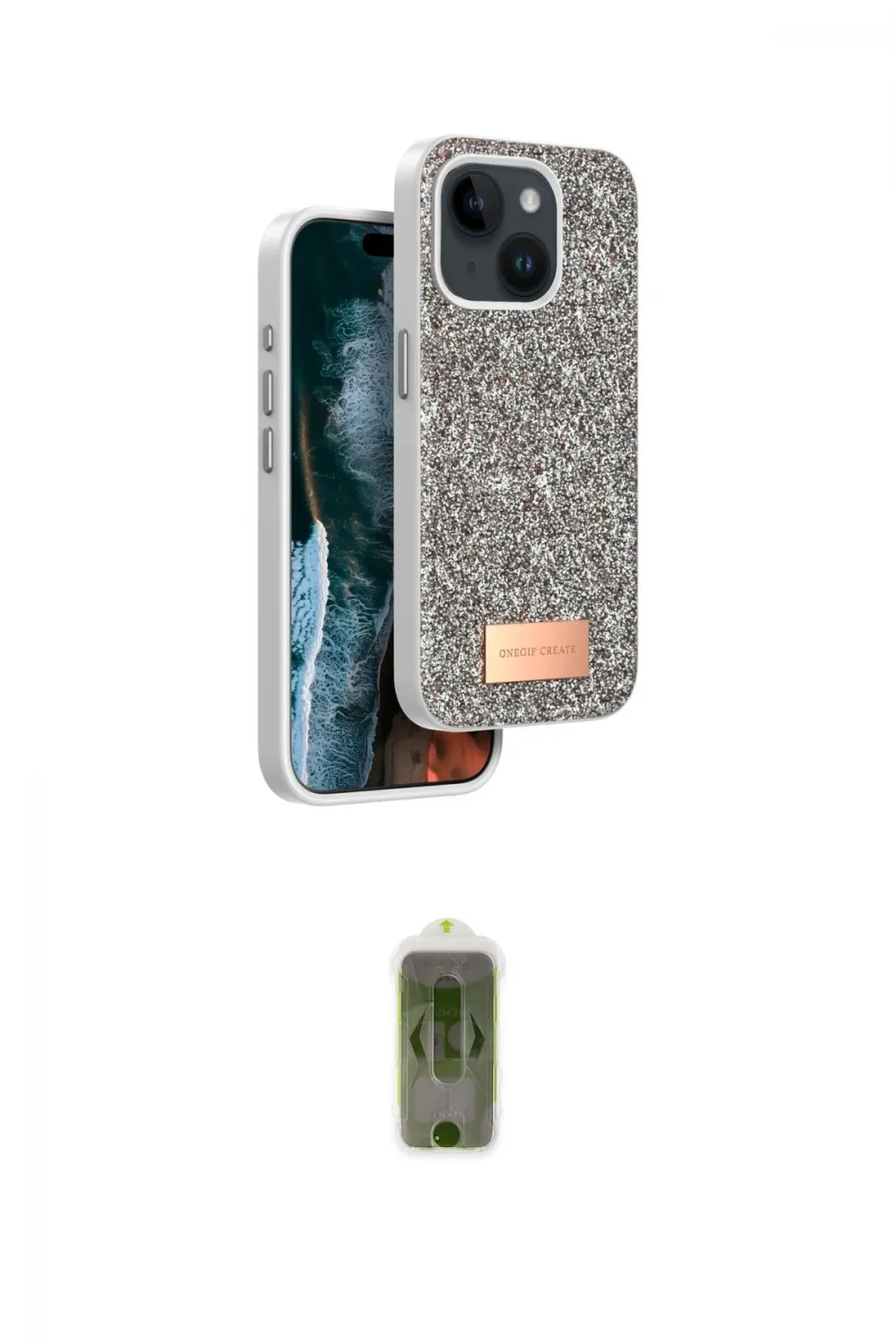 ieg™ iPhone 14 Kılıf Vadi Klasik Serisi - Siyah Joko Magic 5D Hayalet Cam