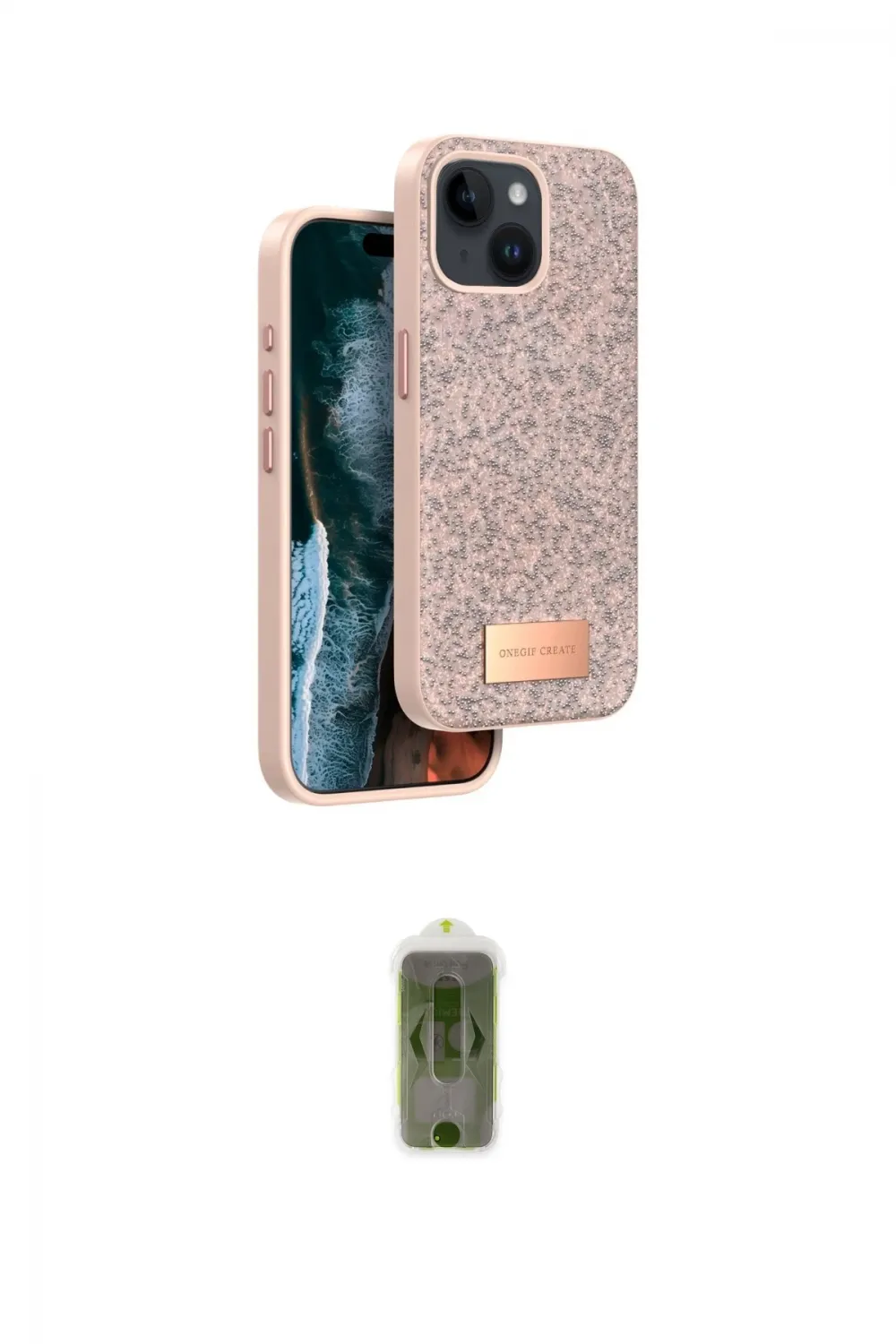 ieg™ iPhone 14 Kılıf Vadi Klasik Serisi - Siyah Joko Magic 5D Hayalet Cam