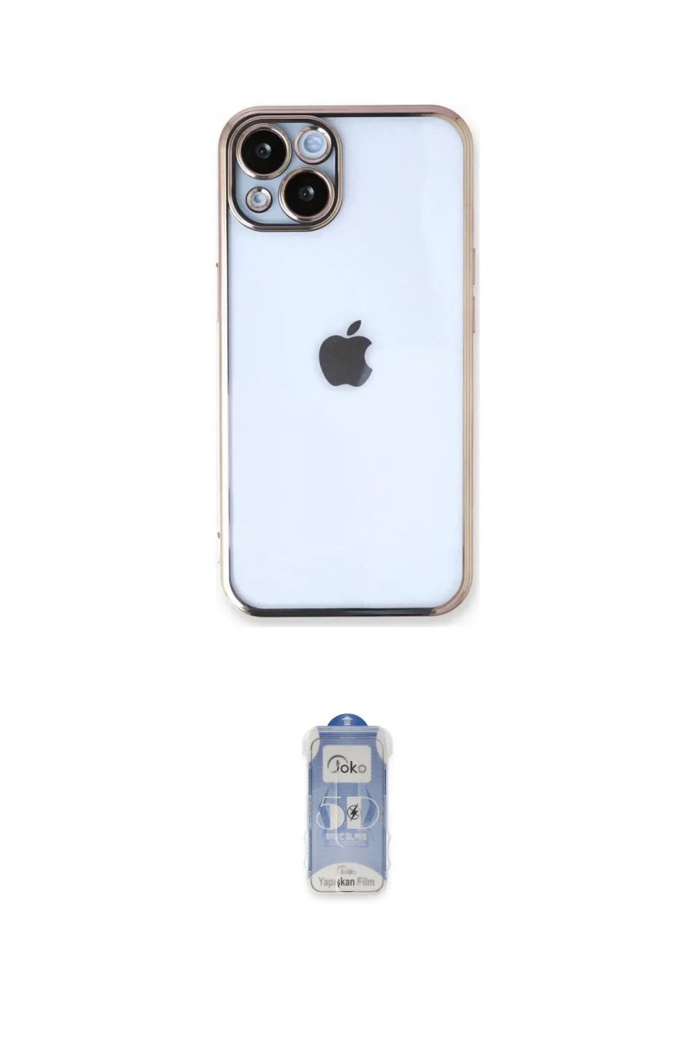 ieg™ iPhone 14 Kılıf Vadi Minimal - Siyah Joko Magic 5D Cam