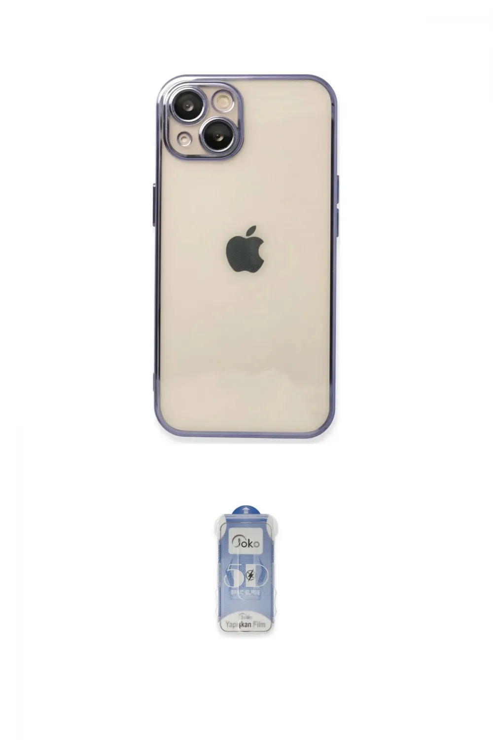 ieg™ iPhone 14 Kılıf Vadi Minimal - Siyah Joko Magic 5D Cam