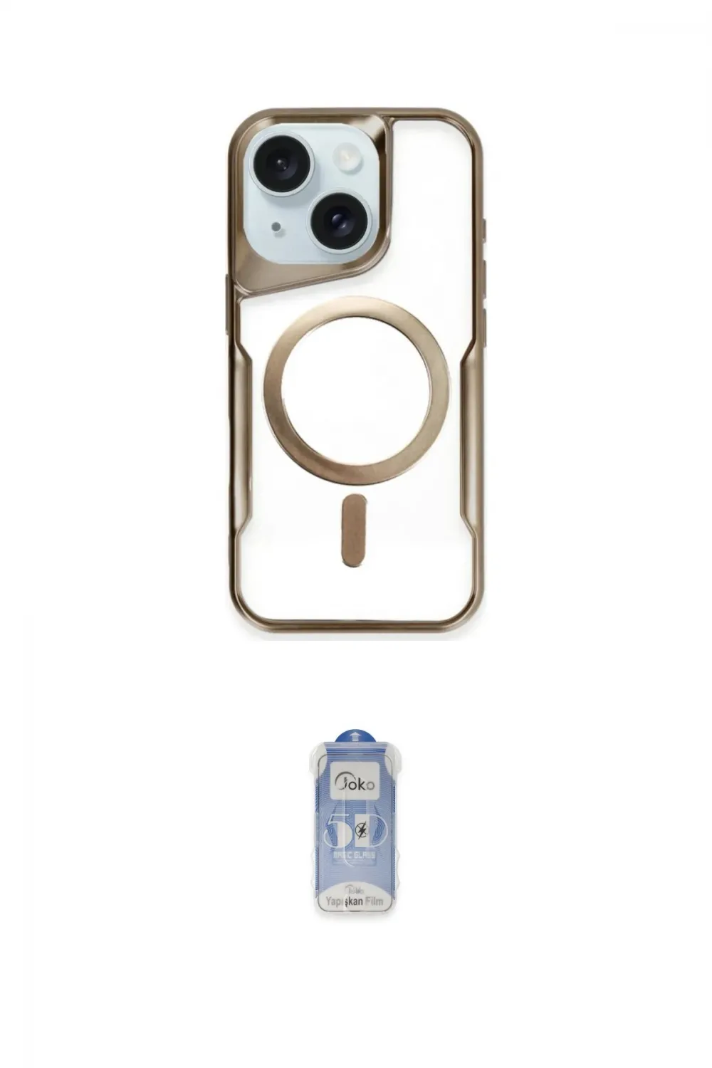 ieg™ iPhone 14 Kılıf Yadigar Klasik Özel Seri - Siyah Joko Magic 5D Cam