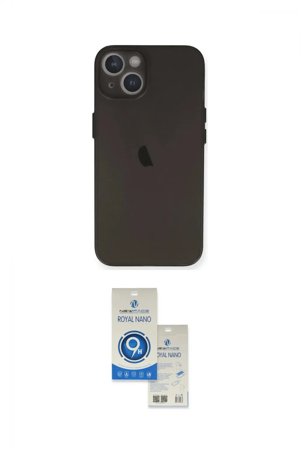 ieg™ iPhone 14 Kılıf Yadigar Yansıma Serisi - Şeffaf Royal Nano Ekran Koruyucu