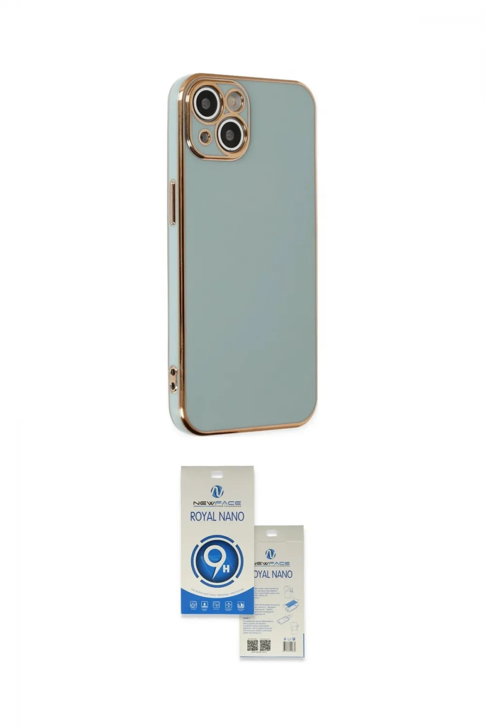 ieg™ iPhone 14 Kılıf Yankı Serisi - Şeffaf Royal Nano Ekran Koruyucu