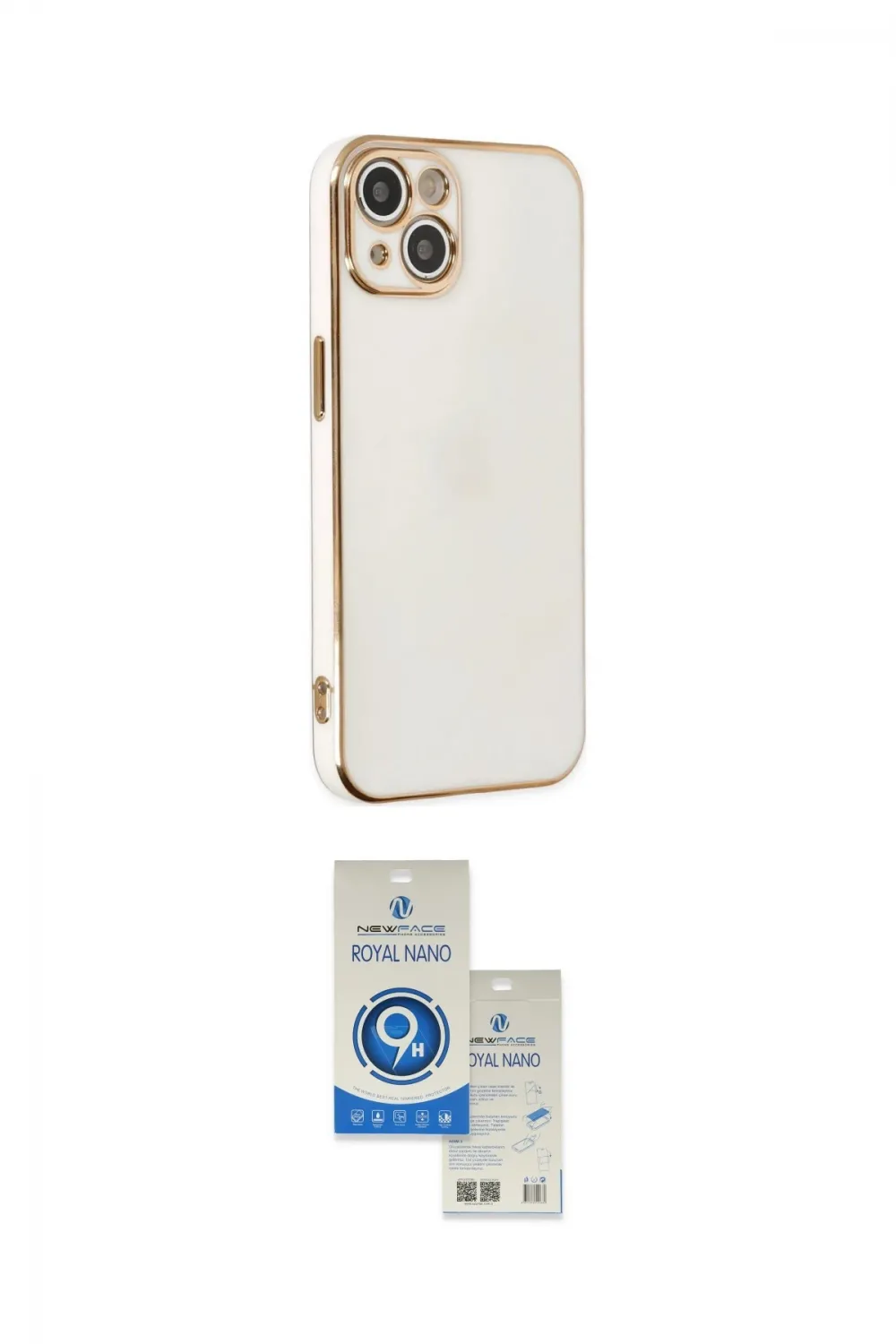 ieg™ iPhone 14 Kılıf Yankı Serisi - Şeffaf Royal Nano Ekran Koruyucu
