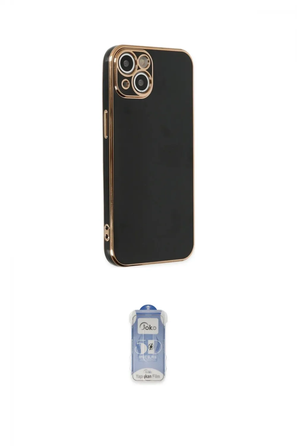 ieg™ iPhone 14 Kılıf Yankı Serisi - Siyah Joko Magic 5D Cam