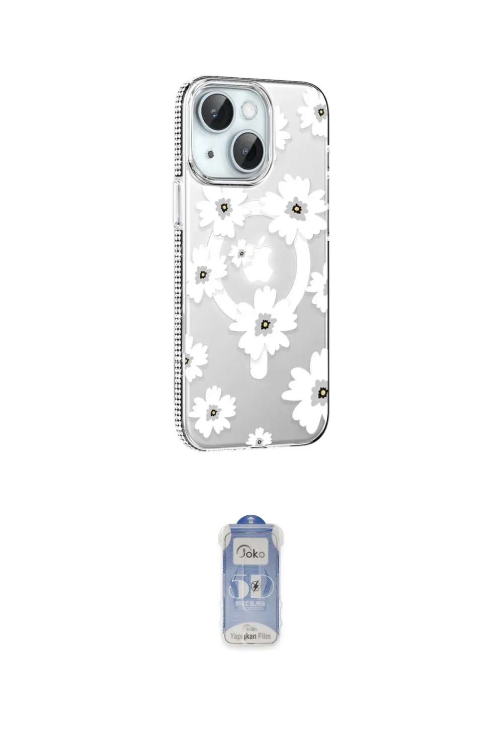 ieg™ iPhone 14 Kılıf Yörünge Işık Prime - Siyah Joko Magic 5D Cam