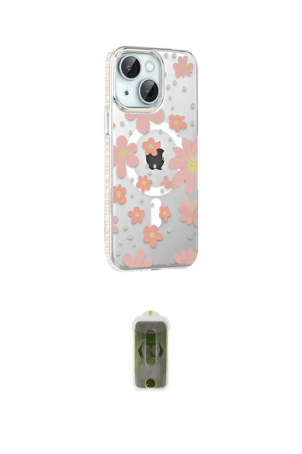 ieg™ iPhone 14 Kılıf Yörünge Işık Prime - Siyah Joko Magic 5D Hayalet Cam