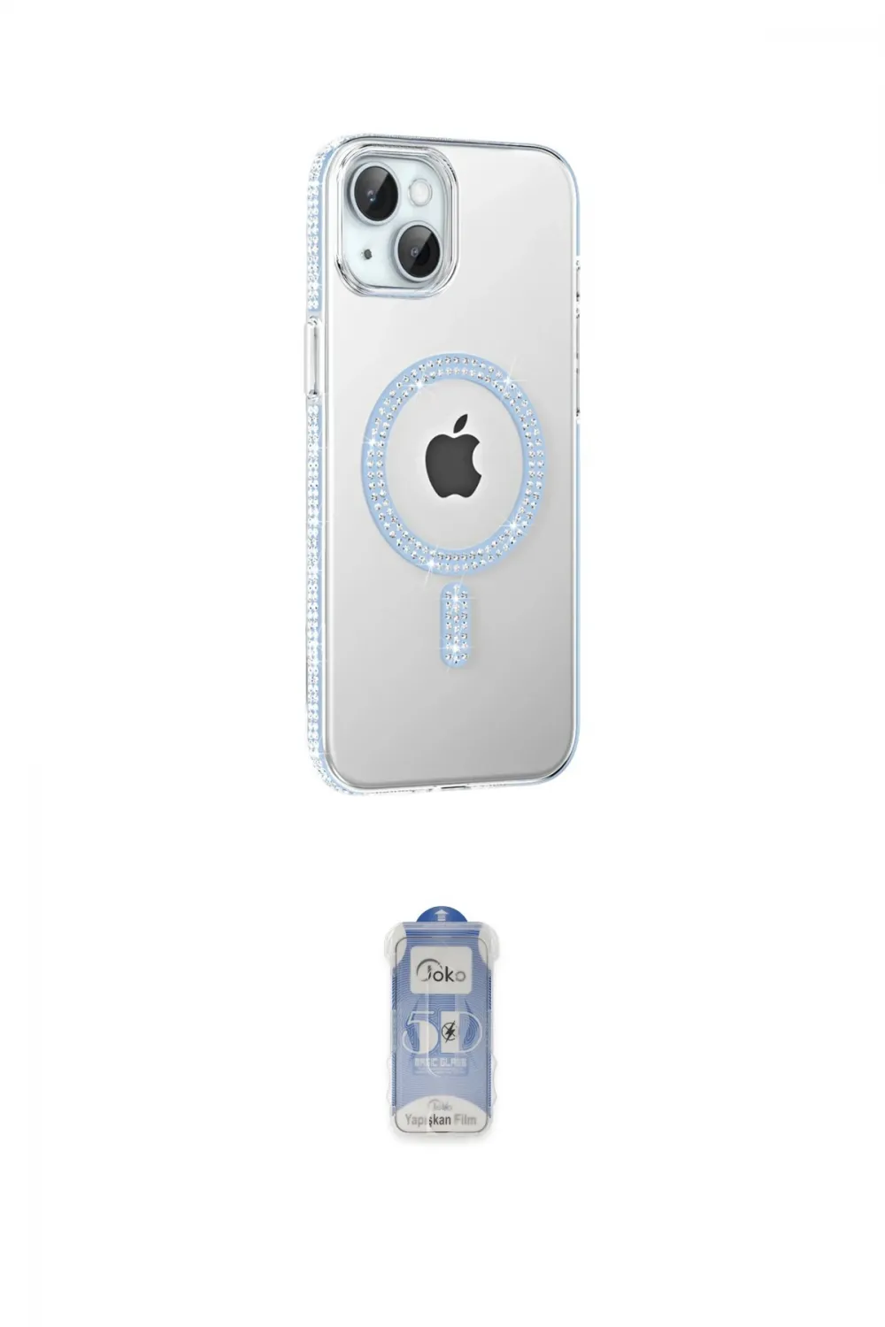 ieg™ iPhone 14 Kılıf Yörünge Koleksiyonu - Siyah Joko Magic 5D Cam