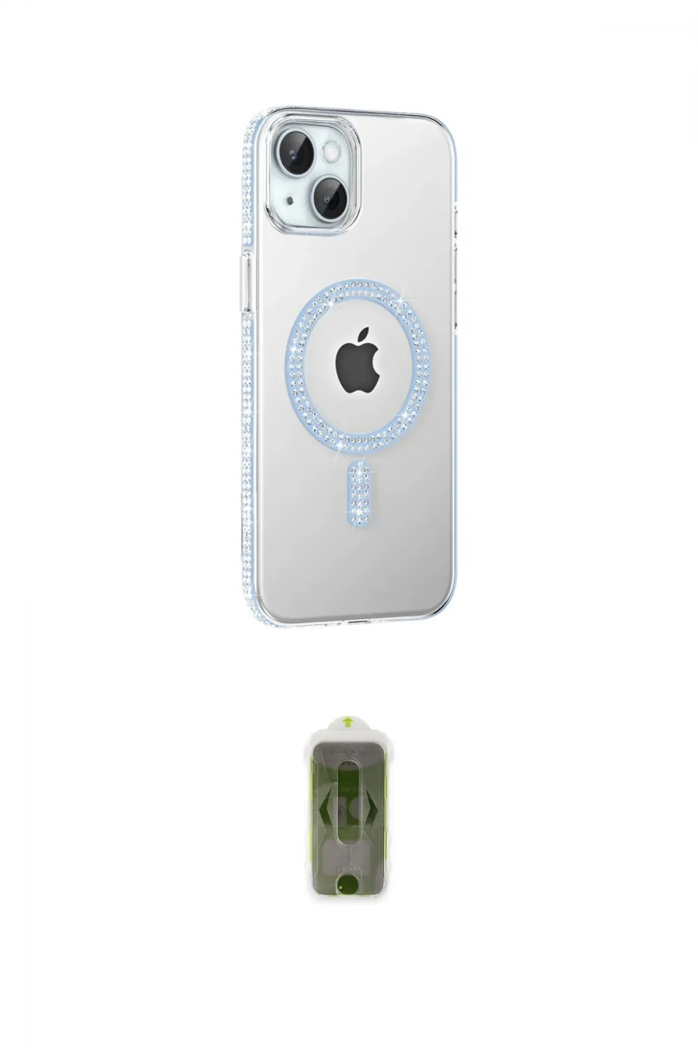 ieg™ iPhone 14 Kılıf Yörünge Koleksiyonu - Siyah Joko Magic 5D Hayalet Cam