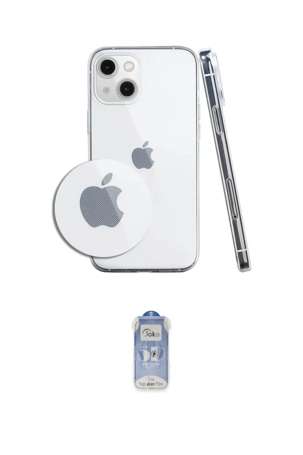 ieg™ iPhone 14 Kılıf Zirve Doku - Siyah Joko Magic 5D Cam