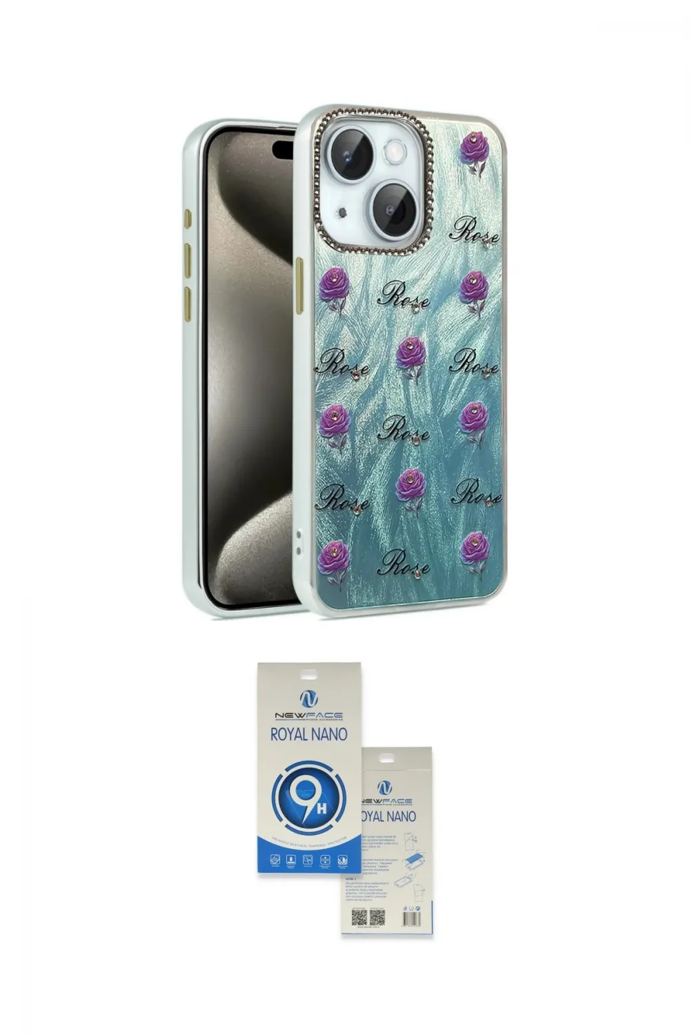 ieg™ iPhone 14 Kılıf Zirve Modern Prime - Şeffaf Royal Nano Ekran Koruyucu