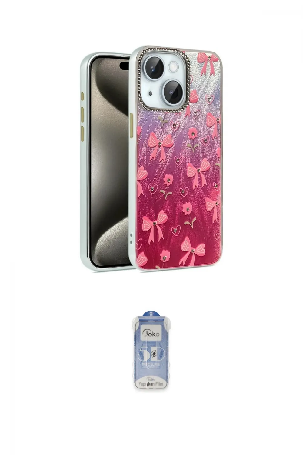 ieg™ iPhone 14 Kılıf Zirve Modern Prime - Siyah Joko Magic 5D Cam