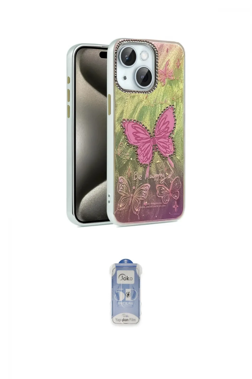 ieg™ iPhone 14 Kılıf Zirve Modern Prime - Siyah Joko Magic 5D Cam