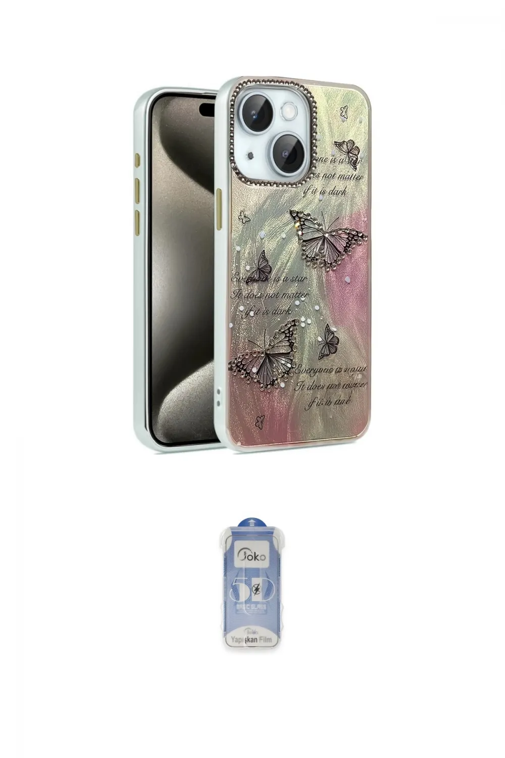 ieg™ iPhone 14 Kılıf Zirve Modern Prime - Siyah Joko Magic 5D Cam