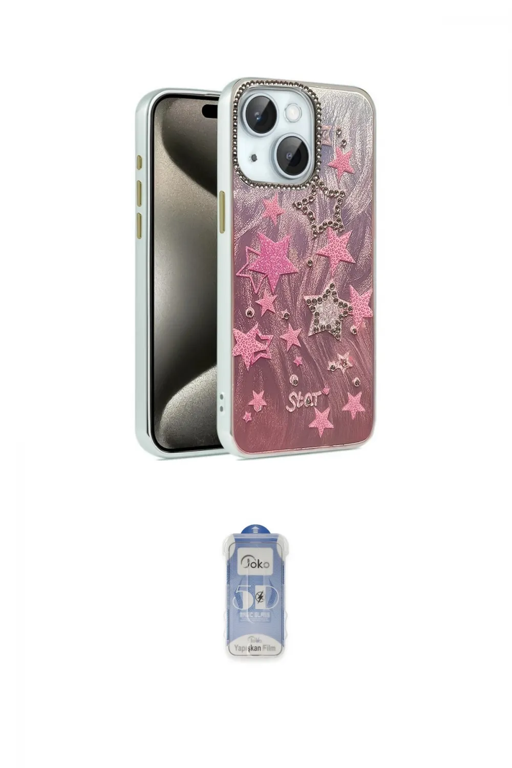 ieg™ iPhone 14 Kılıf Zirve Modern Prime - Siyah Joko Magic 5D Cam