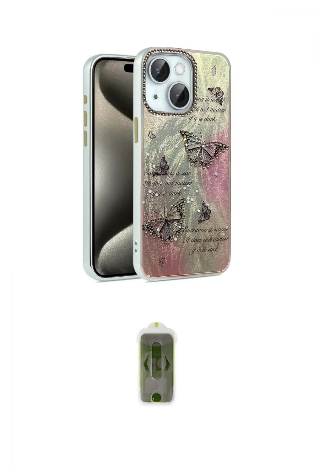 ieg™ iPhone 14 Kılıf Zirve Modern Prime - Siyah Joko Magic 5D Hayalet Cam