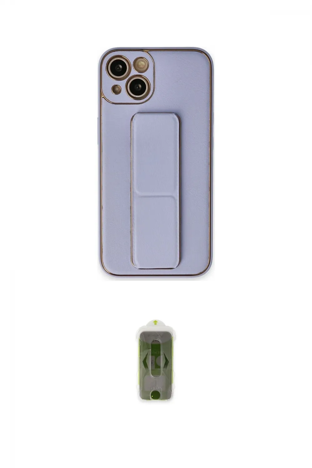 ieg™ iPhone 14 Plus Kılıf Akış Doku - Siyah Joko Magic 5D Hayalet Cam
