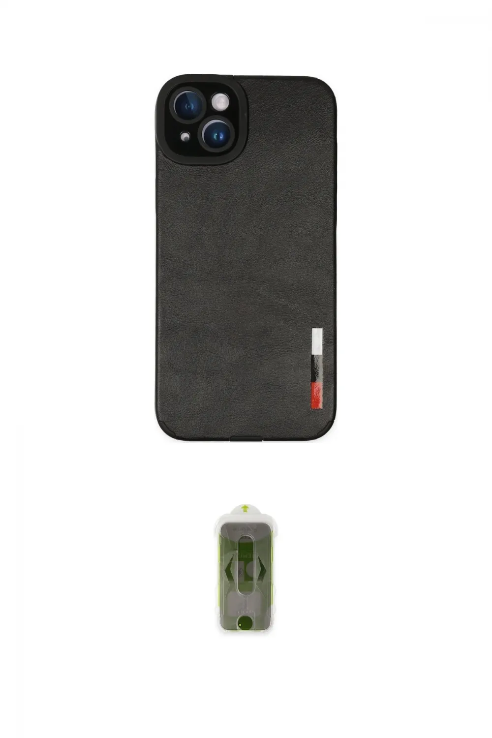 ieg™ iPhone 14 Plus Kılıf Doruk Asil Koleksiyonu - Siyah Joko Magic 5D Hayalet Cam
