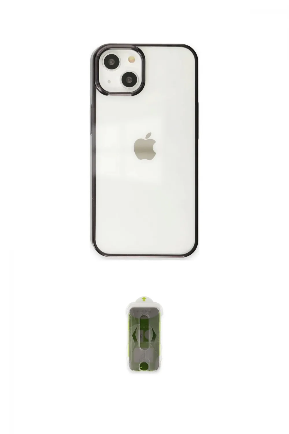 ieg™ iPhone 14 Plus Kılıf Doruk Doku Prime - Siyah Joko Magic 5D Hayalet Cam