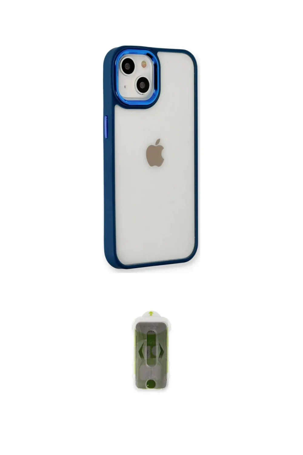 ieg™ iPhone 14 Plus Kılıf Eksen Doku Prime - Siyah Joko Magic 5D Hayalet Cam