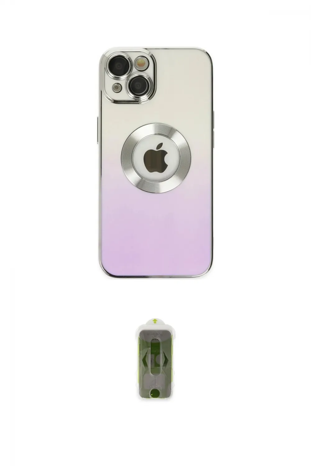 ieg™ iPhone 14 Plus Kılıf Kutup Yansıma Özel Seri - Siyah Joko Magic 5D Hayalet Cam