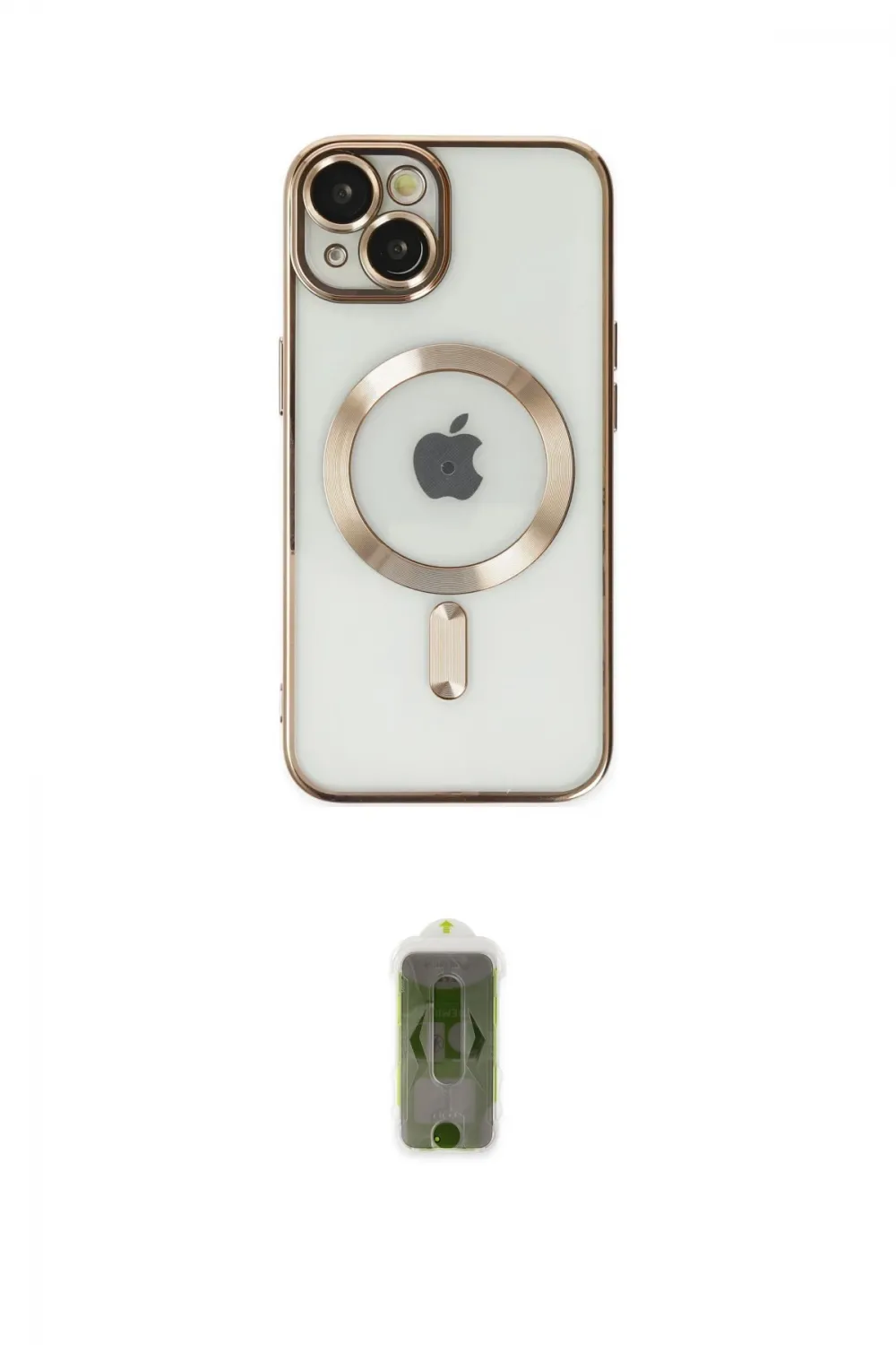 ieg™ iPhone 14 Plus Kılıf Nova Işık Özel Seri - Siyah Joko Magic 5D Hayalet Cam