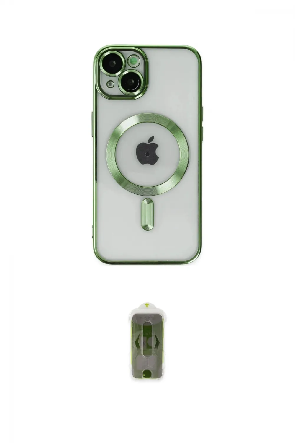 ieg™ iPhone 14 Plus Kılıf Nova Işık Özel Seri - Siyah Joko Magic 5D Hayalet Cam