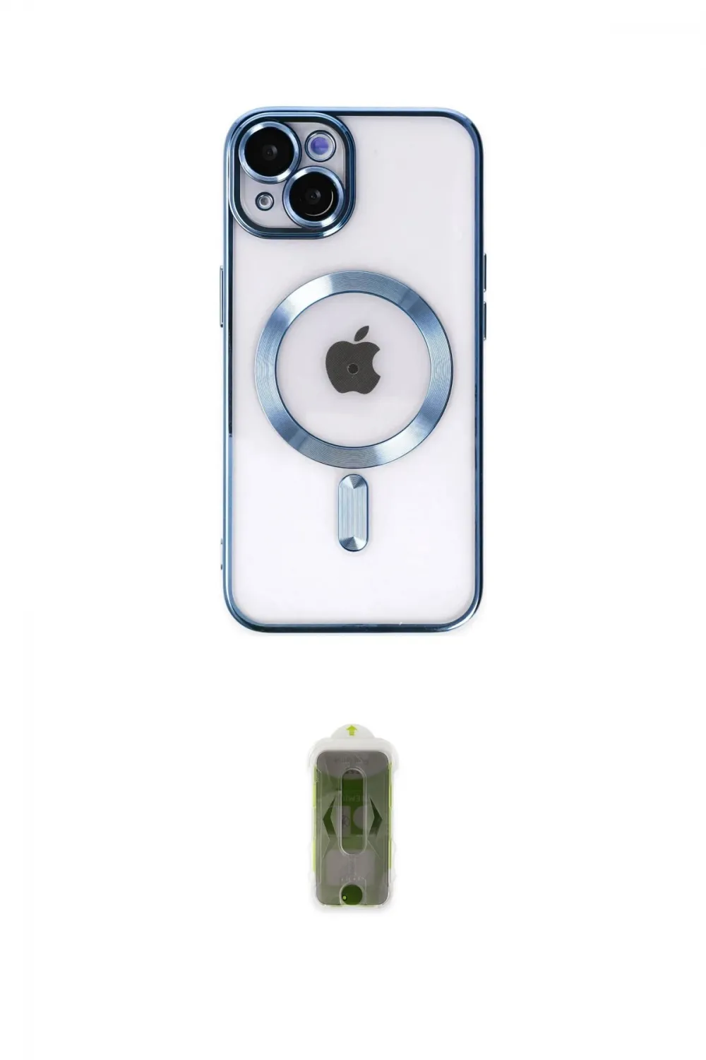 ieg™ iPhone 14 Plus Kılıf Nova Işık Özel Seri - Siyah Joko Magic 5D Hayalet Cam