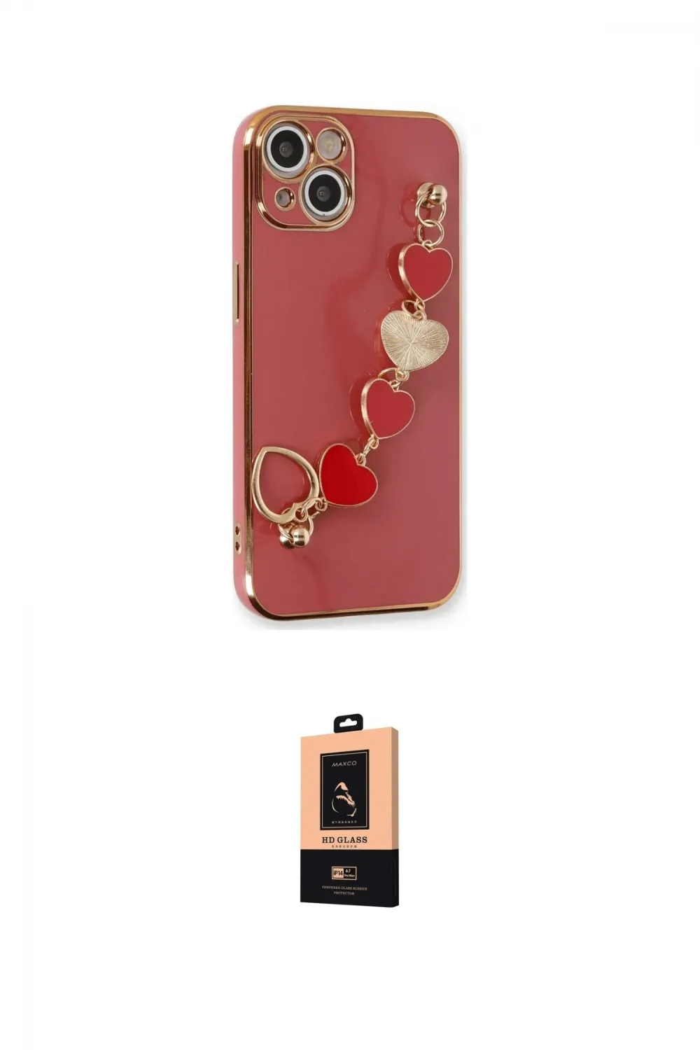 ieg™ iPhone 14 Plus Kılıf Nova Işık Prime - Şeffaf Maxco Cam Ekran Koruyucu