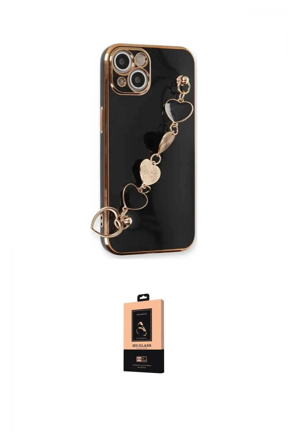ieg™ iPhone 14 Plus Kılıf Nova Işık Prime - Şeffaf Maxco Cam Ekran Koruyucu