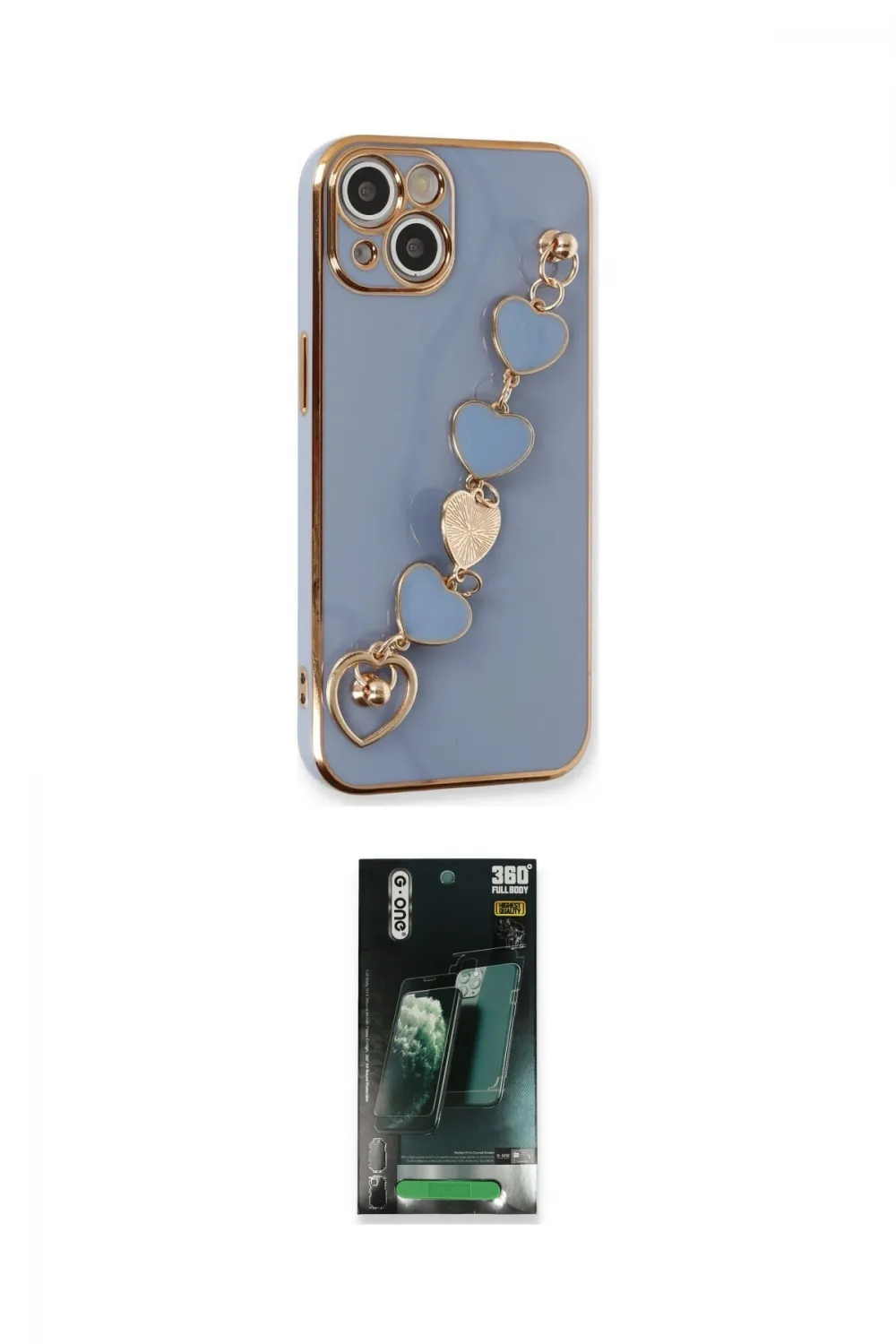 ieg™ iPhone 14 Plus Kılıf Nova Işık Prime - Siyah 360 Mat Full Body Arka Koruyucu